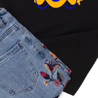 T-shirt SGRHO RHoyalty noir personnalisé avec lettres grecques, tee-shirt de sororité à manches courtes, col rond, décontracté, mode estivale, vêtements unisexes