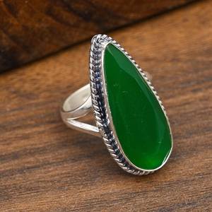 Green Onyx Gemstone Ring 925 Sterling Silver Handmade Decent Jewelry Natural Gemstone Lavish Ring Special Occasion Gift - Product Image 6