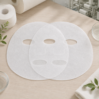 Y403 34GSM Substrat de masque invisible en velours d'eucalyptus importé pour le soin de la peau - Matières premières pour masques faciaux
