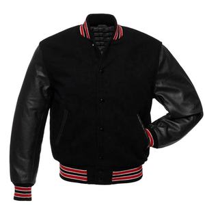 Wholesale Stylish OEM Men's Varsity <b>Jacket</b> High Quality Comfortable Custom Logo Stand Collar <b>Waterproof</b> Quick-Dry - Product Image 2
