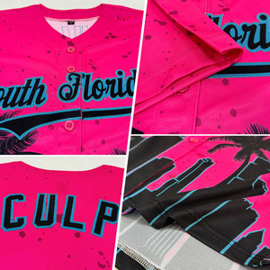 Custom Personalized Baseball Team Jersey Stripe Sport Uniform Stitched Printed <b>100</b>% Organic Cotton Anti-Bacterial Moisture - Product Image 5