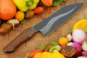 Couteau de cuisine professionnel japonais artisanal moderne en acier Damas, ambidextre, durable, personnalisé en gros (OEM/ODM) - Lames PRESTIGE - Product Image 4