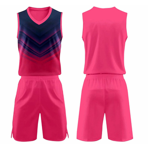 โรงงานผลิตชุดบาสเก็ตบอลโพลีเอสเตอร์ขายส่ง ราคาขายส่ง แบบ unisex สีและขนาดที่กำหนดเองได้ บริการ OEM โลโก้สั่งทำ - Product Image 1