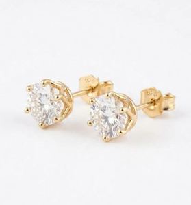 Boucles d'oreilles clous en diamant de haute qualité, finition polie, pour événements formels, élégantes, au meilleur prix, fournisseur de boucles d'oreilles. - Product Image 1