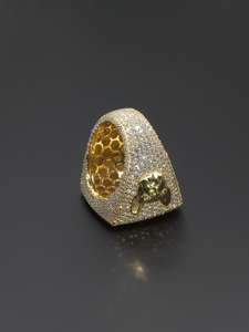 Custom Lab Grown Diamond Moissanite <b>Ring</b> 925 Sterling Silver 10K 14K 18K Solid Gold Men's Hip Hop Iced Out <b>Statement</b> <b>Ring</b> OEM - Product Image 5