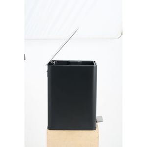 Pattumiera Rettangolare in Acciaio Inossidabile da 10L con Pedale, Secchio Interno Rimovibile e Maniglia Laterale - Product Image 6