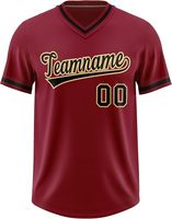 Maillots de baseball professionnels à col rond avec logo, nom et numéro personnalisés pour les équipes de baseball américaines