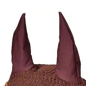 Voile anti-mouches en maille tricotée sur mesure de haute qualité pour chevaux - Utilisation équestre estivale - Product Image 2