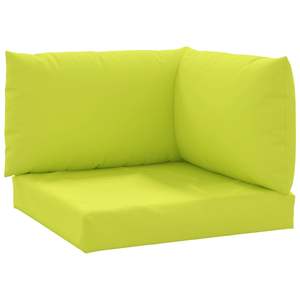 Coussin de palette vert vif taille moyenne en tissu Oxford 100 % polyester pour usage extérieur - Product Image 2