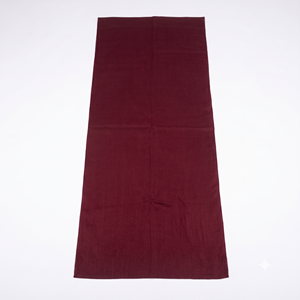 Women <b>Burgundy</b> Polyester Viscose <b>Scarf</b> Solid Color Long Lightweight Durable All Seasons Daily Wear Fashion Wrap Ethnic Shawl - Product Image 5
