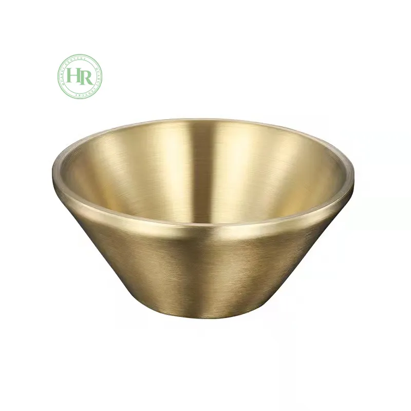 Brass Cone miếng quay phần tùy chỉnh Brass tấm kim loại sâu vẽ các bộ phận thép không gỉ kim loại quay sâu vẽ servcise