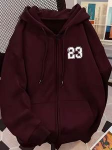 Sudaderas con Capucha para Hombre, Personalizadas con Logotipo y Estampado Frontal, de Algodón Premium, con Media Cremallera, para Eventos y Festivales de Música - Product Image 5