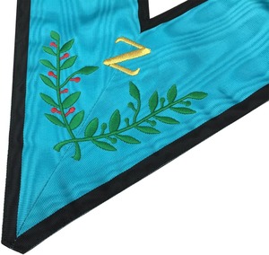 Conjunto de Mandil y Collar de Cuero Sintético para el 4º Grado del Rito Escocés Masónico, Mandil de la Más Alta Calidad con Bordado a Máquina - Product Image 3