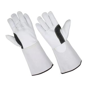 Guantes de soldadura Guantes protectores de cuero para mecánicos y trabajadores Protección laboral de soldadura - Product Image 3