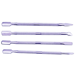 High-Quality Manicure & Pedicure Grooming <b>Tools</b> New Trendy Dual End Durable Professional Stainless Steel Cuticle Nail Pushers - Product Image 1