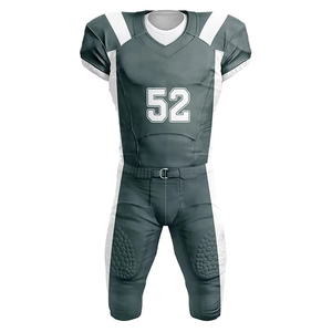 Budget Friendly Custom American Football Uniforms Durable Sublimated Jerseys Breathable Anti-Bacterial Tailored Team Shorts Low - Product Image 1