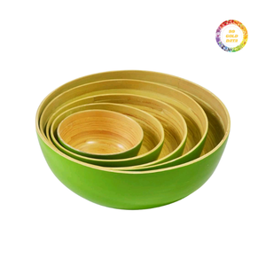 Bol décoratif en bambou pour comptoirs, tables et espaces de service - Product Image 4