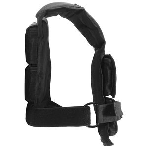 Gilet lesté réglable de 35 lb avec poids en fer et épaulettes réfléchissantes pour l'entraînement physique - Product Image 2