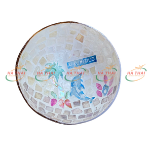 Bol décoratif en nacre de haute qualité, incrusté de mosaïque, fait à la main, vente en gros directe d'usine pour la maison - Product Image 6