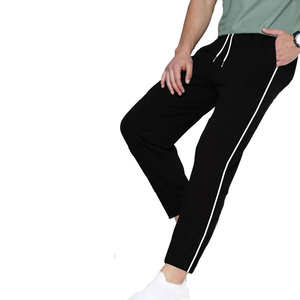 Pantalon homme décontracté en toile, design unique, nouvelle collection, taille élastique, grande taille, écologique, respirant, OEM - Product Image 1