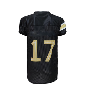 Uniformes de Fútbol Americano Personalizados con Mangas Cortas Unisex, Impresión de Nombre y Número del Equipo, Tallas Grandes - Product Image 4