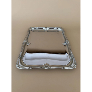 Plateau de service en métal de qualité supérieure pour la présentation de nourriture et de boissons, vente en gros, restauration, hôtel, banquet, mariage, vaisselle décorative - Product Image 4