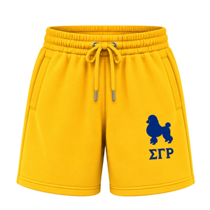 Custom Sigma Gamma Rho Women Fleece Sweat <b>Shorts</b> Greek Sorority Lettered Athletic <b>Shorts</b> Casual <b>Lounge</b> Workout Gym Sportswear - Product Image 1