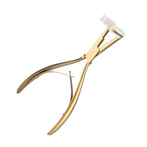 Hair <b>Extension</b> Golden Tool Multifunction Pliers Micro Ring <b>Bead</b> Tool Professional For Salon Clamp Remover - Product Image 1