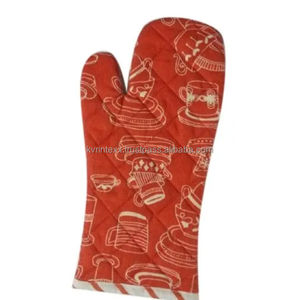 High Quality Best Selling Products Custom Resistance High Temperature Printing BBQ Cotton <b>Oven</b> <b>Mitts</b> - Product Image 2