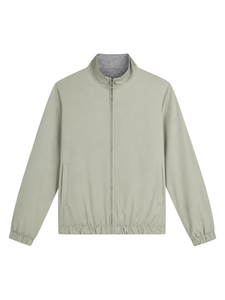<b>Men's</b> Hooded <b>Long</b> Lightweight Windproof Zipper Bomber <b>Jacket</b> Breathable Eco-Friendly Polyester/Nylon Pattern Front for Spring - Product Image 6