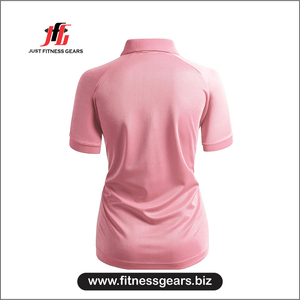 JUST FITNESS GEARS T-shirt décontracté pour femme à manches courtes en maille, séchage rapide, respirant, polyester/coton, haute qualité, été - Product Image 2