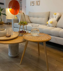 Table à thé en rotin Vintage, table en rotin Boho pour meubles de salon au Vietnam - Product Image 2