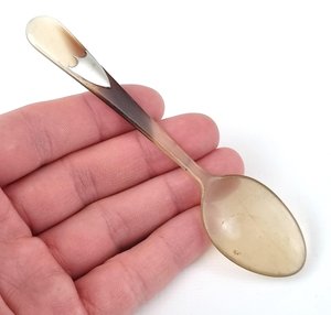 Ensemble de cuillères en corne émaillée de qualité supérieure, couverts en corne véritable faits à la main en Inde pour les hôtels, les restaurants et la cuisine domestique - Product Image 6