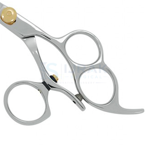 Ciseaux à cheveux professionnels en acier inoxydable, pointe acérée, pour droitiers, manche long, fournitures de salon de coiffure - Product Image 3