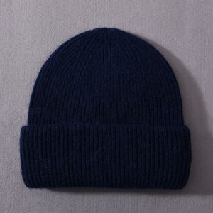 Bonnet Unisexe Personnalisé en Laine Acrylique 100% Coupe-Vent, Tricoté Jaune, Camouflage Élégant, Grande Taille, avec Bande Élastique Extensible - Product Image 2