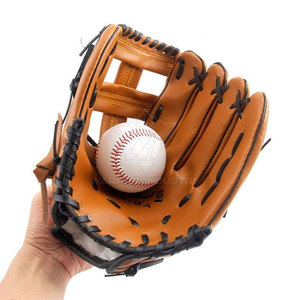 Guantes de béisbol de alto rendimiento para hombre, de cuero transpirable con interior suave para sesiones de práctica de béisbol profesional - Product Image 3