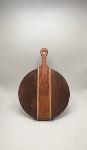 Plan Kora Wooden Chopping <b>Board</b> Rectangle Handle Kitchen Use Natural Wood Grain Design Cheese <b>Board</b> 2.0cm Thick Dishwasher Safe - Product Image 3