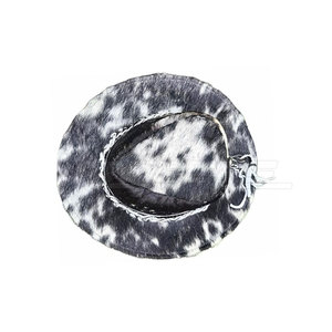 Leather Cowboy <b>Hat</b> Fashion <b>Western</b> <b>Hat</b> Premium Leather Material Comfortable Breathable Fit Daily Wear - Product Image 4