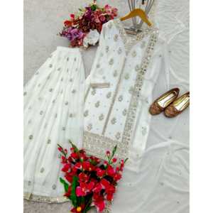 Beau haut de soirée-Sarara et Fancy Dupatta pour les robes de bal - Product Image 5