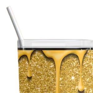 Sigma Gamma Rho Glitter Style Tumbler Stainless Steel Insulated Travel <b>Cup</b> Sparkle Drinkware <b>With</b> <b>Lid</b> Straw <b>Reusable</b> Beverage - Product Image 3