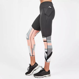 Nouvelle Collection : Ensembles de Yoga Femme Grande Taille – Soutien-Gorge de Sport Rayé avec Ceinture et Dentelle Lavée, Leggings Taille Haute Élastiques – 2 Pièces - Product Image 2