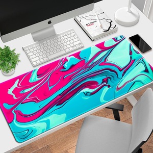 Fluid Gaming Mouse Pad Desk Pad Abstract Black White Mousepad XL Large Gaming Mouse Pad <strong>Laptop</strong> Keyboard Mat Office Home Decor - Product Image 4