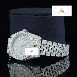 Modern Iced Out VVS Moissanite Diamond <b>Watch</b> Hip Hop Fashion Wristwear for Men Party Outfits and Premium Gifts - Product Image 4
