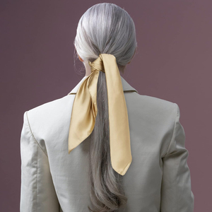 Foulard en soie décontracté 2026, coupe carrée, finition soignée, confort optimal, élégant, multi-usages, pour usage quotidien - Product Image 2