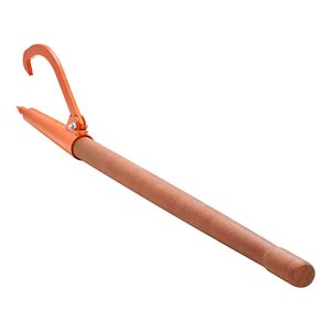 Forca da Giardino Robusta da 46,5 Pollici con Manico in Legno, Resistente alla Ruggine, 18 Fori, Gancio Max Cant per Sollevatore di Tronchi - Product Image 1