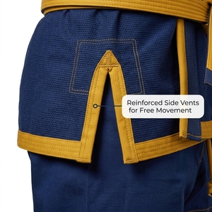 Kimono de Jiu Jitsu Personalizado de Alta Calidad, Kimono de BJJ Brasileño Premium, 100% Algodón, 440g, Transpirable, Ecológico, Unisex, para Adultos, para tu Propio Club - Product Image 6