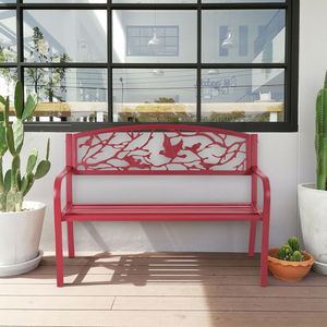 Panca da Esterno in Legno Massello - Arredo Giardino Impermeabile in Acciaio Inossidabile per Ospedali, Scuole, Hotel, Centri Commerciali - Product Image 1