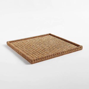 Bandeja de café trenzada natural tejida a mano, decoración de mesa, venta al por mayor, precio barato, alta calidad de Vietnam - Product Image 2