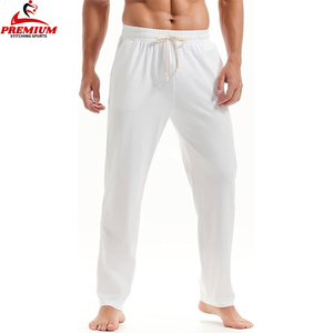 Pantalon de jogging décontracté pour homme en coton doux avec cordon de serrage, pantalon de sport décontracté, vente en gros OEM - Product Image 5