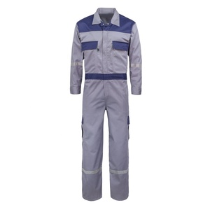 Hot Selling Cotton Blend Long Sleeve Coverall with Tool Pockets Custom Made OEM Service Safety <b>Clothing</b> - Product Image 1